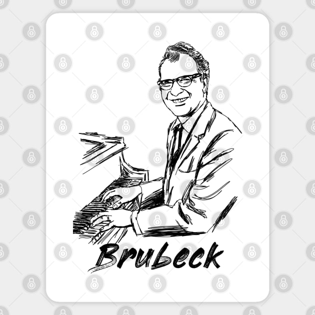 Dave Brubeck Magnet by ThunderEarring